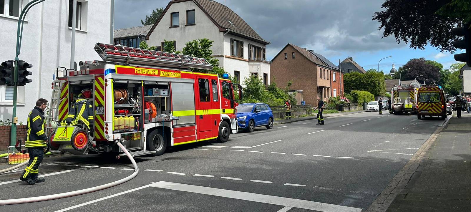 Wohnungsbrand in der Burscheider Straße gelöscht