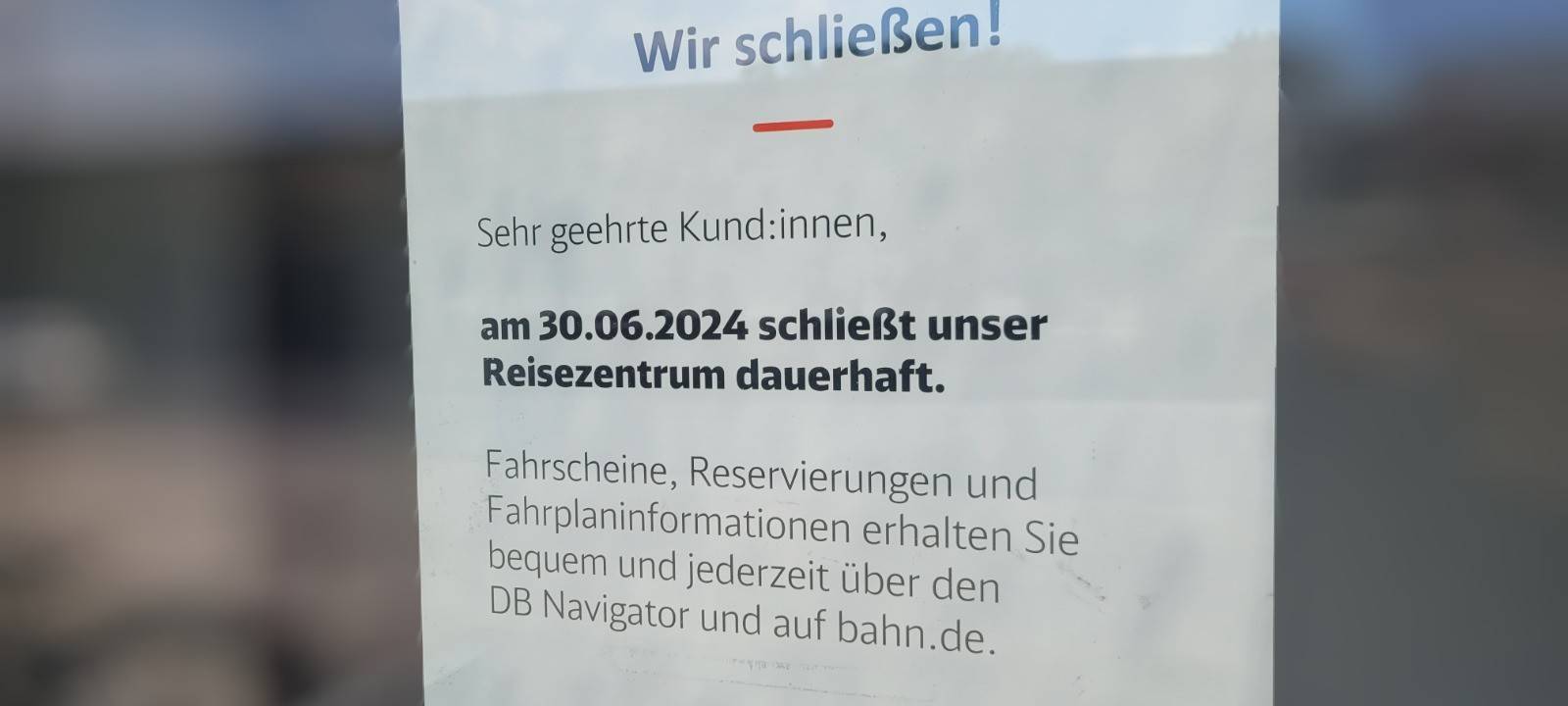 DB: Leverkusener Reisezentrum schließt
