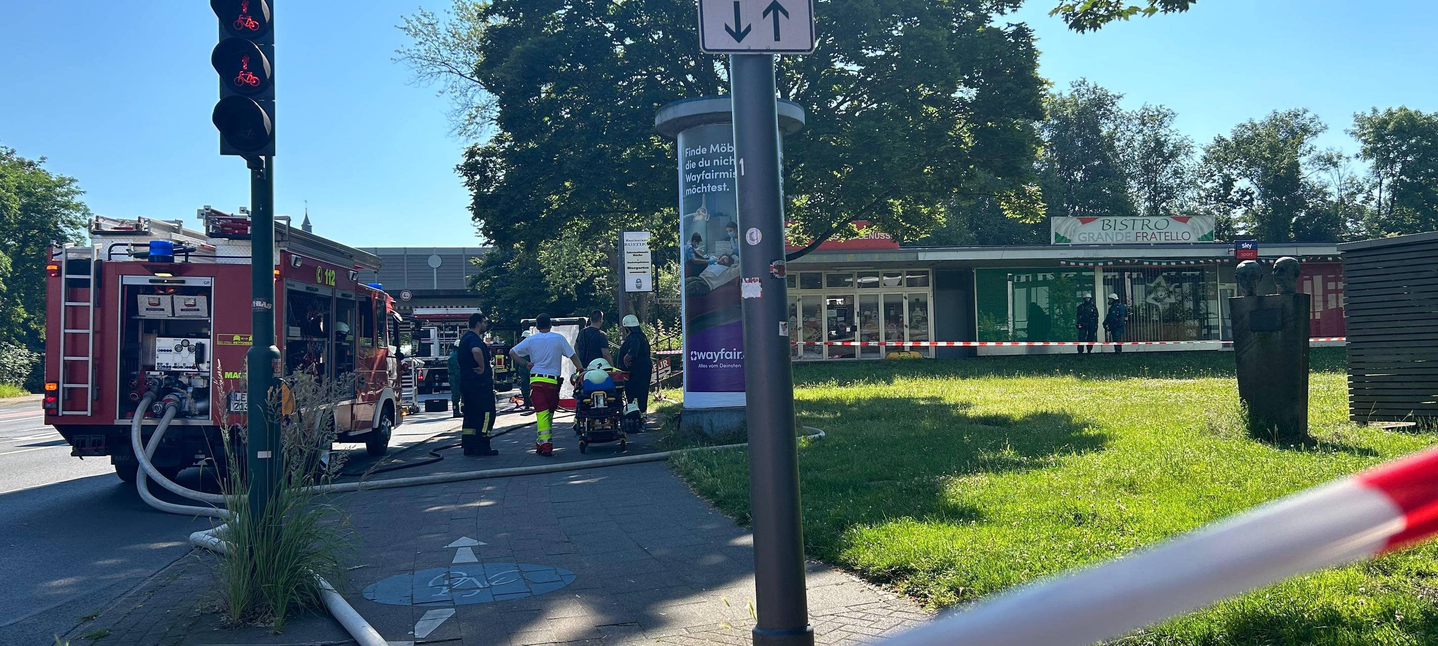 Gasaustritt sorgt für Einsatz in Leverkusen-Wiesdorf