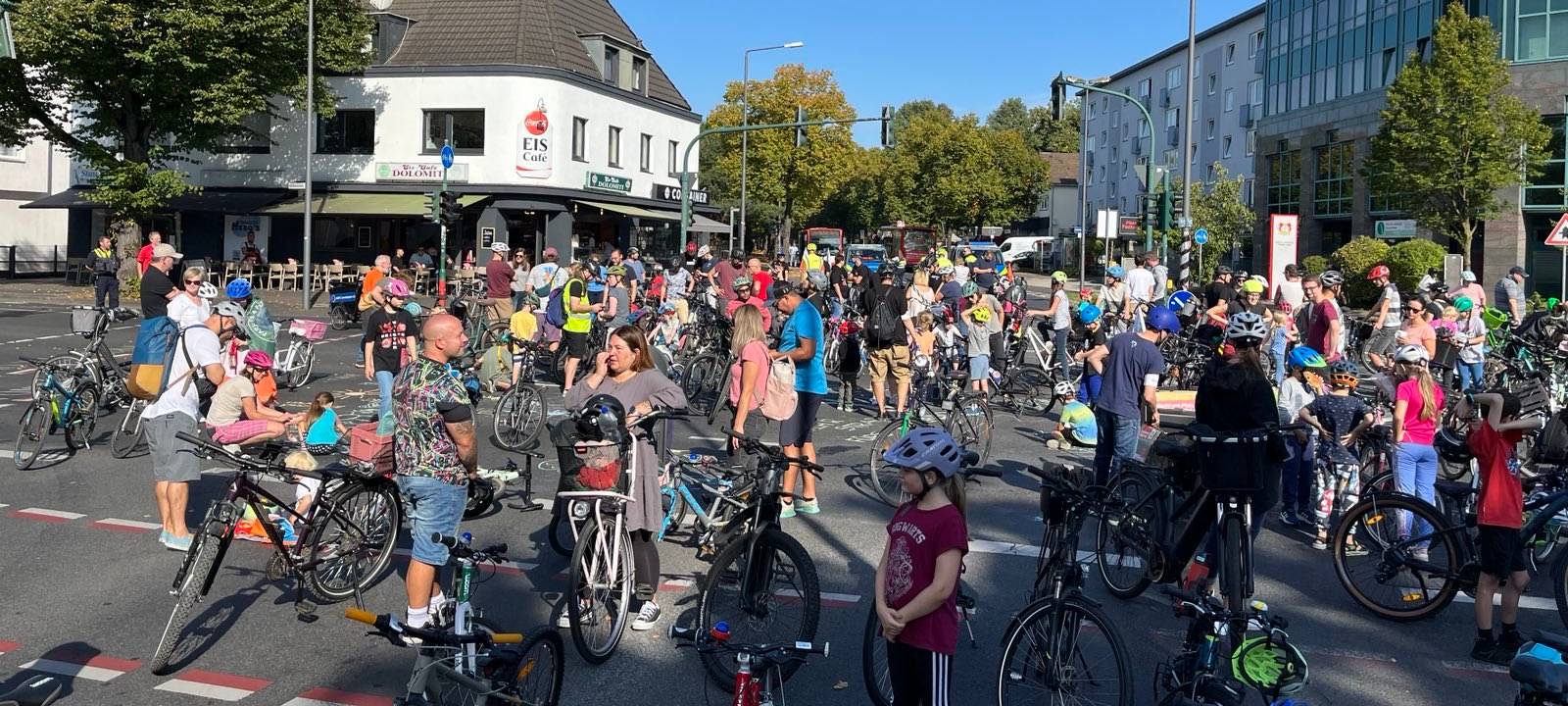 Kidical Mass: 400 Teilnehmer bei Fahrraddemo in Leverkusen
