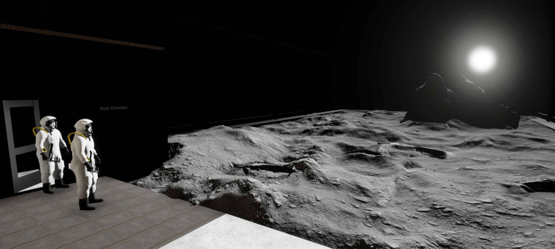 Region um Leverkusen: Eröffnung der Mondsimulationsanlage "LUNA" in Köln