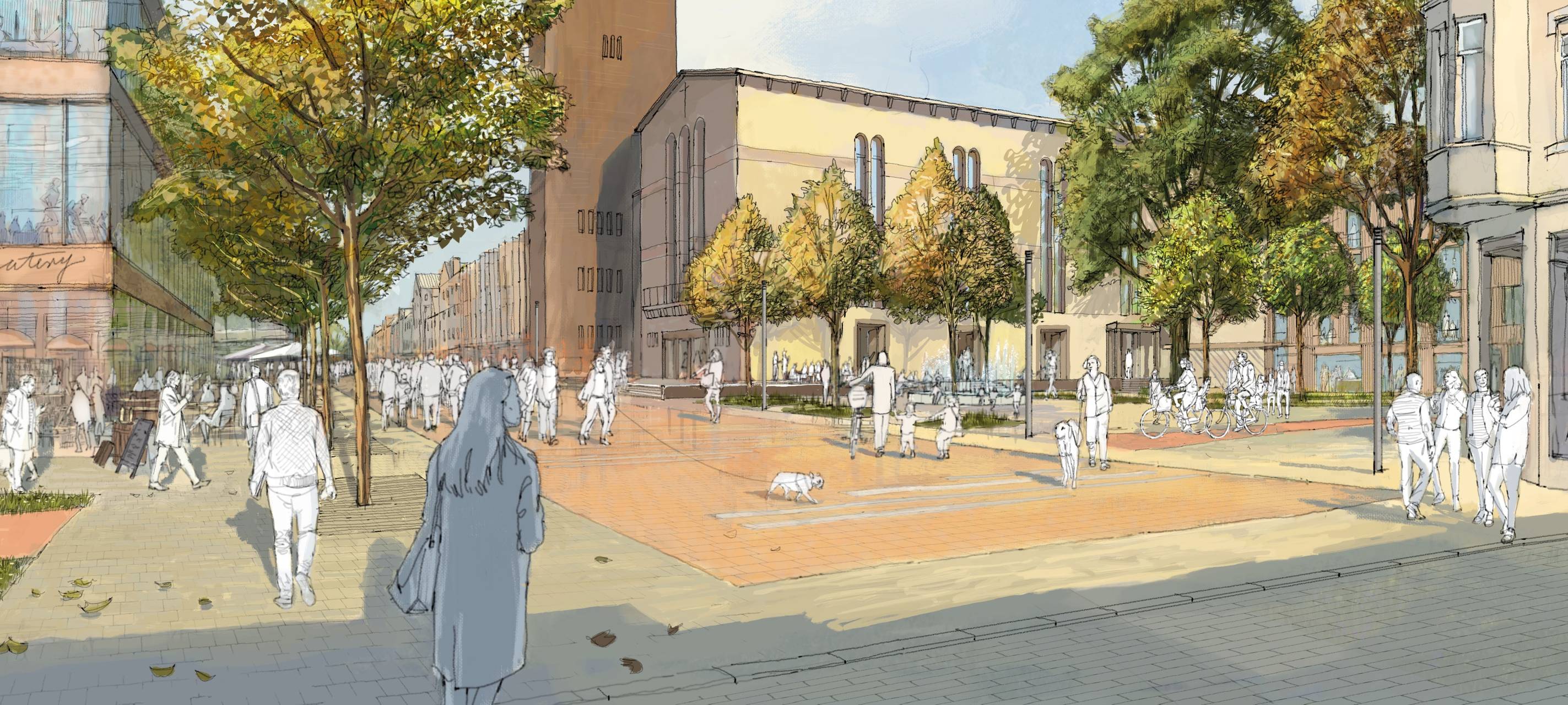 Leverkusen City: Viel Freiraum und Grün für Wiesdorf geplant