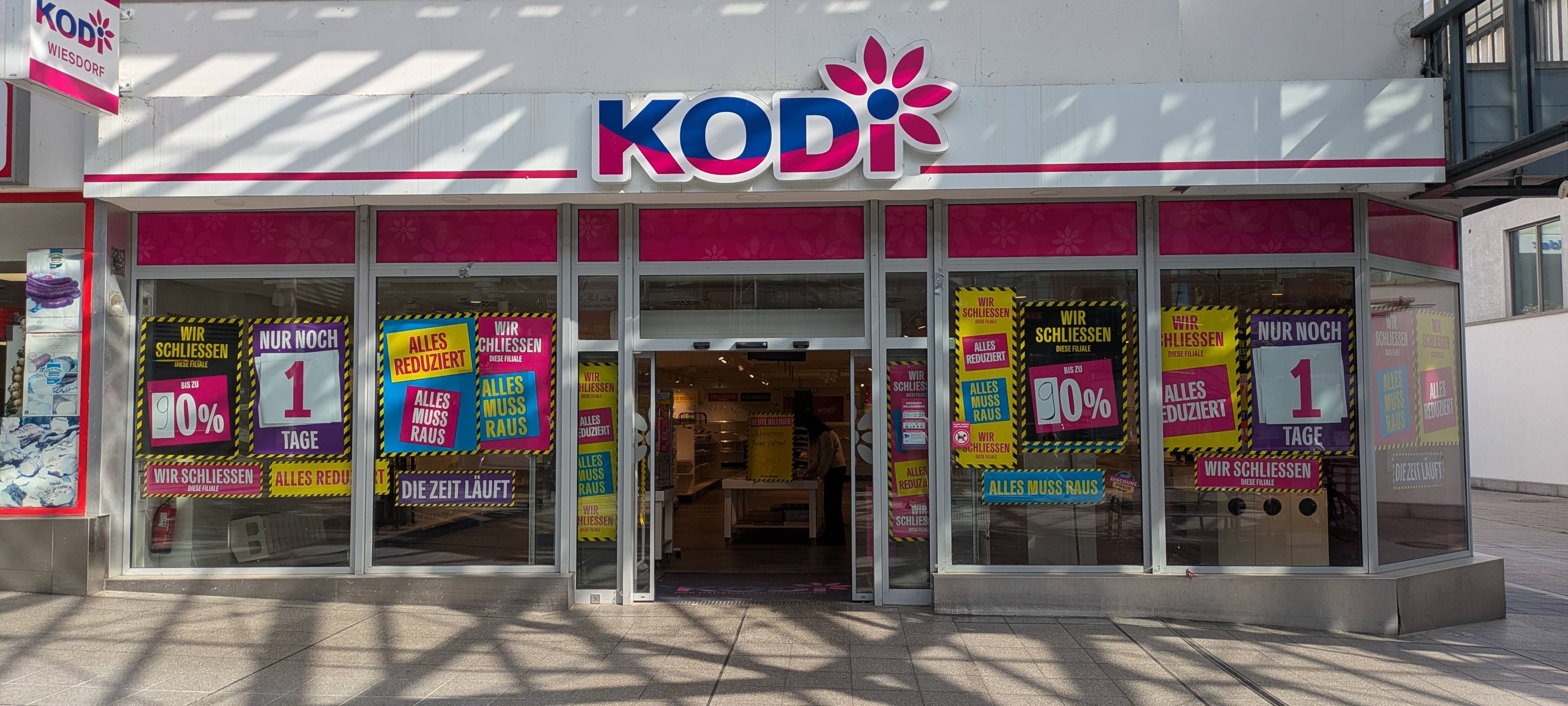 Kodi Filiale in Leverkusen wegen Insolvenz geschlossen