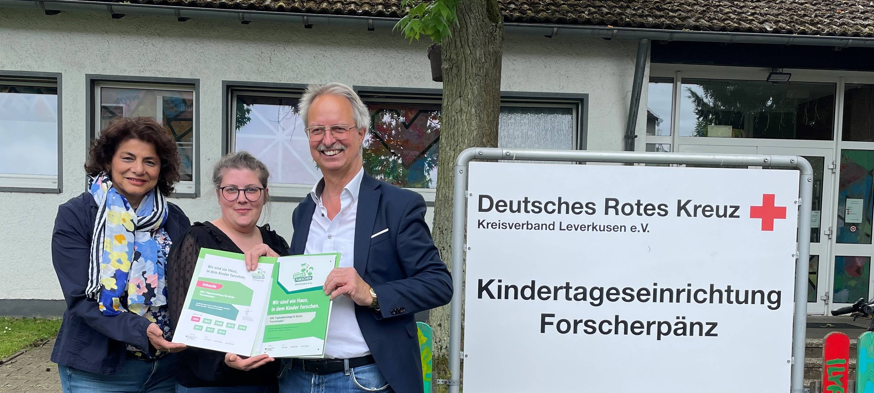 Kita Forscherpänz in Leverkusen ausgezeichnet