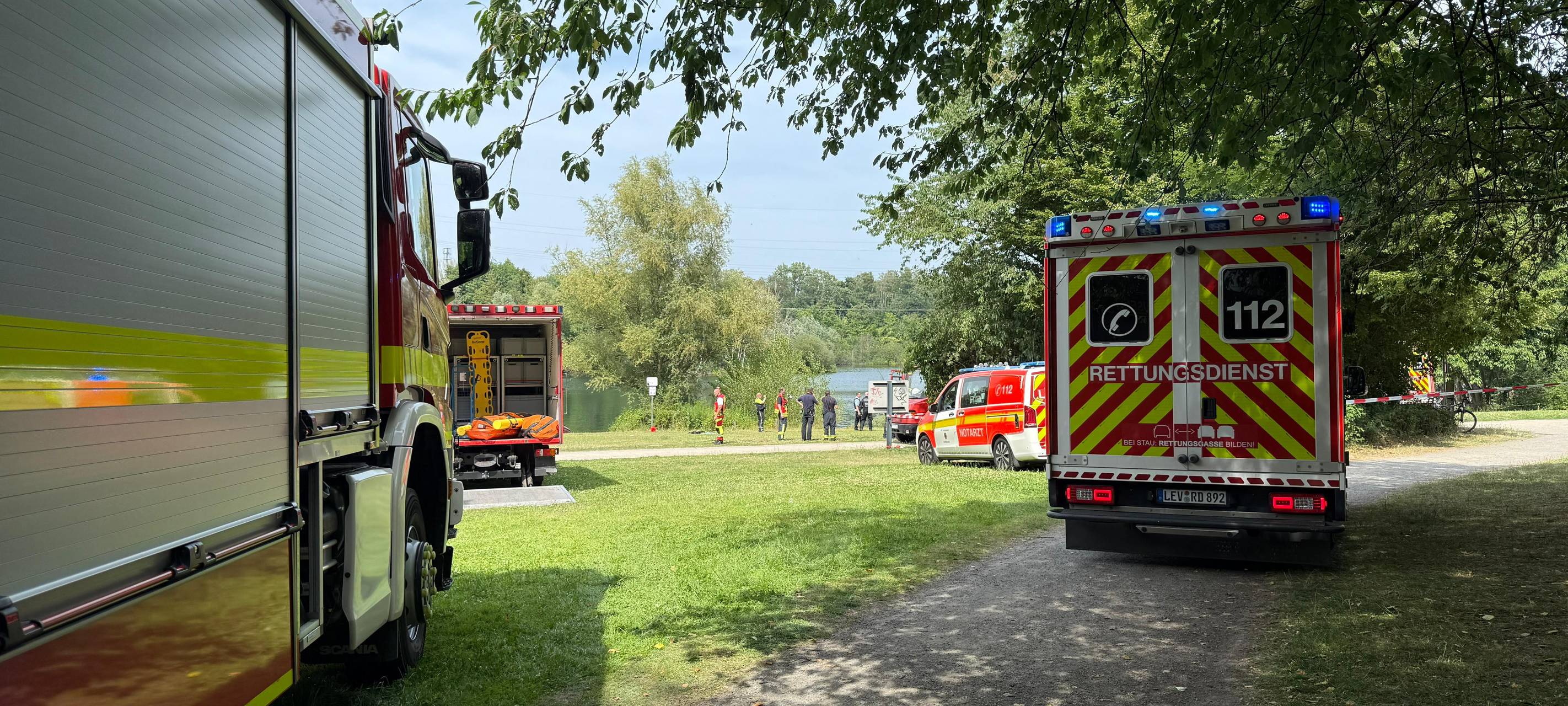 Leverkusen: Leiche aus Kleinem Silbersee geborgen