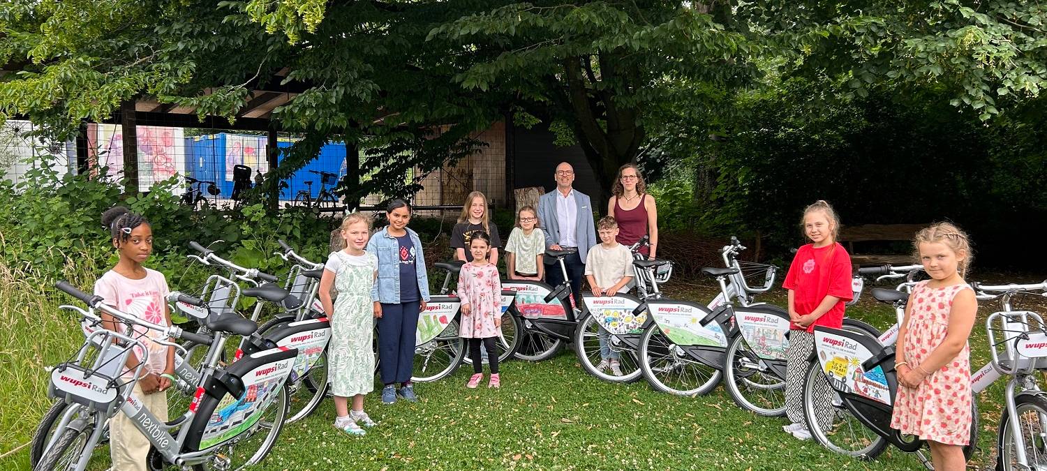 Malwettbewerb: Leverkusener Kinder verschönern Wupsi-Räder