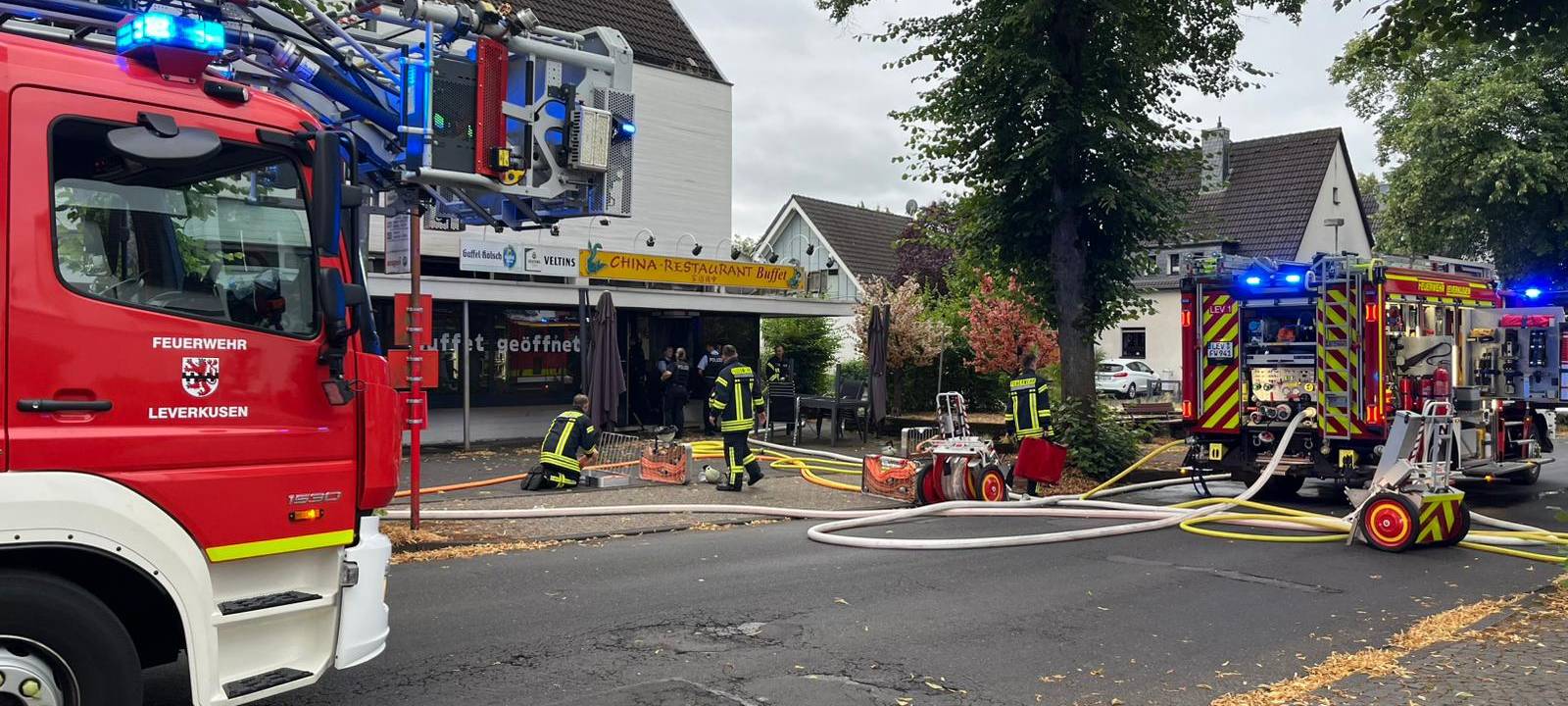 Feuer in Leverkusen-Schlebusch: Indizien für Brandstiftung