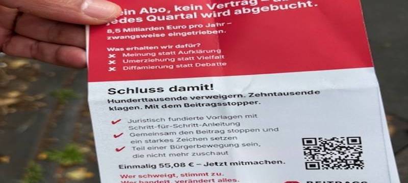 Knöllchen-ähnliche Werbezettel in Leverkusen verteilt