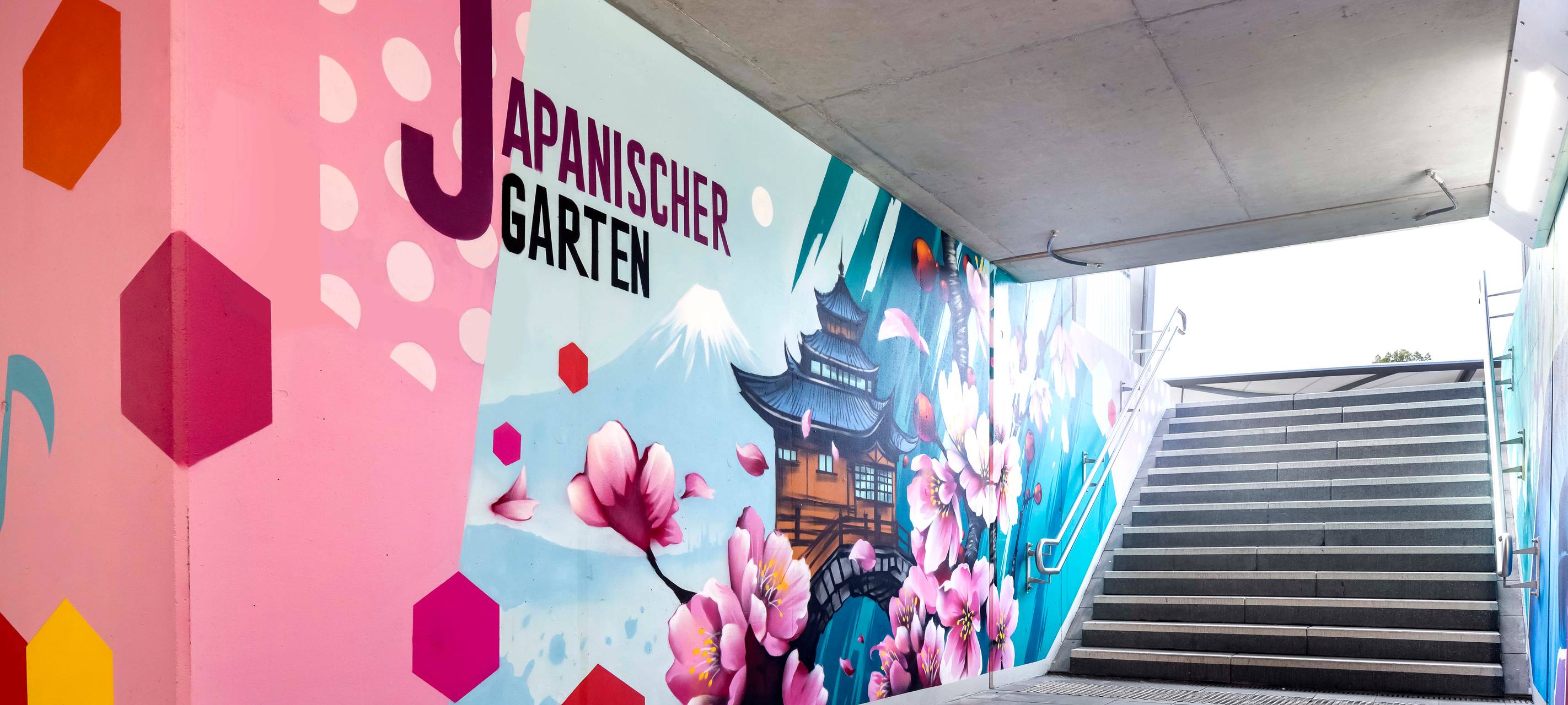 Neues Graffiti am Bahnhof Leverkusen Mitte