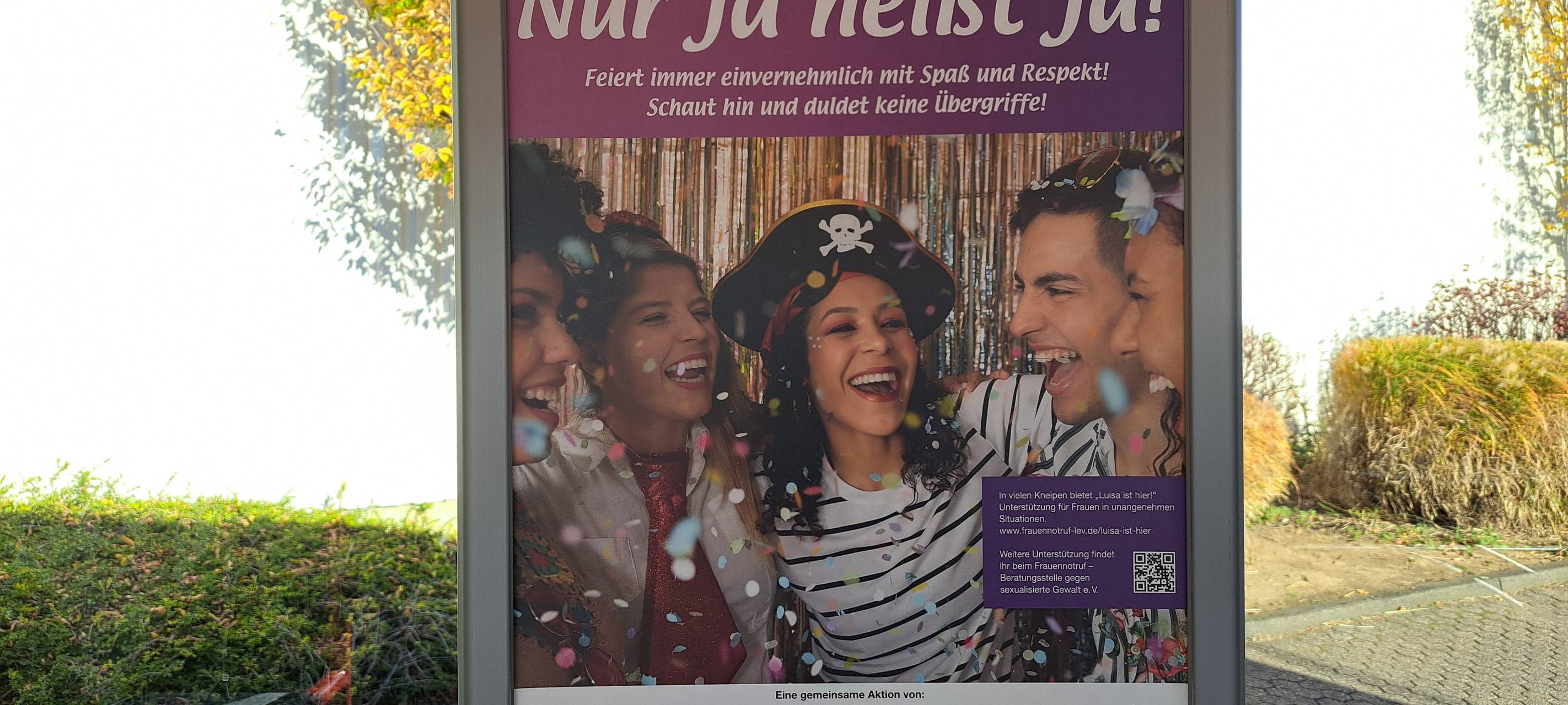 Leverkusener Kampagne: Fastelovend ist kein Freifahrtschein