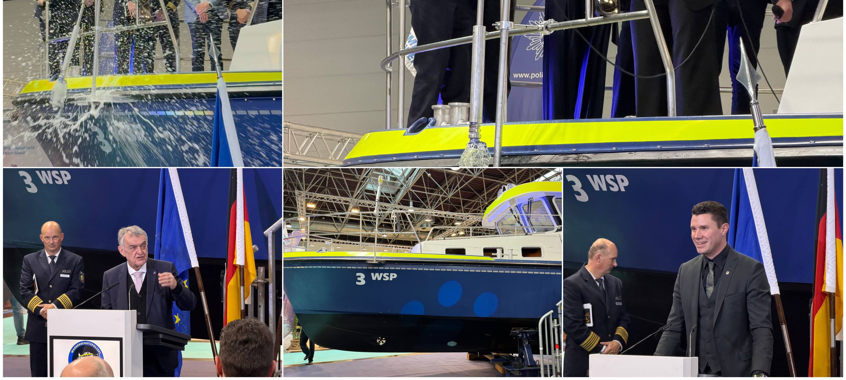 Leverkusen: Neues Streifenboot für die Wasserschutzpolizei