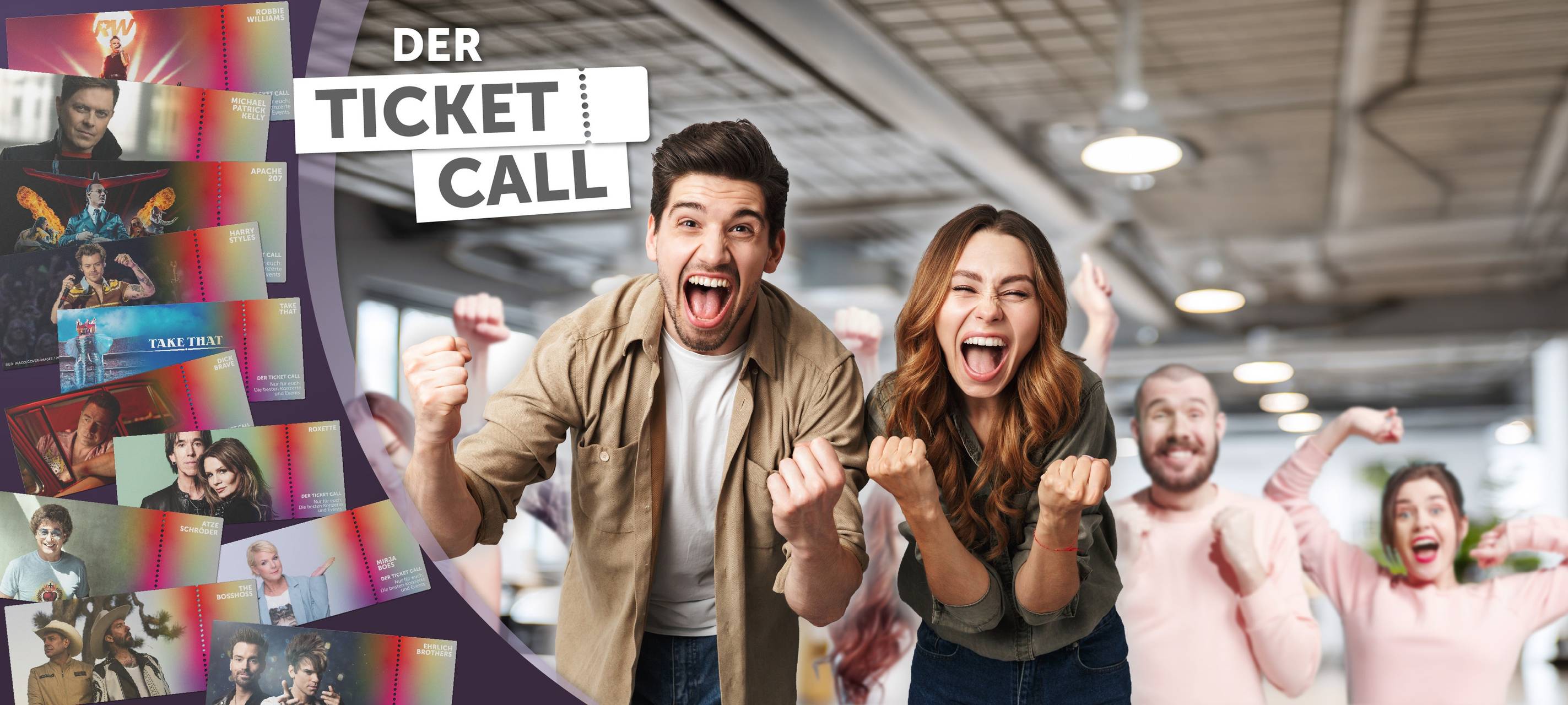 Der Ticket Call – Radio an und ab zu besten Konzerten und Events