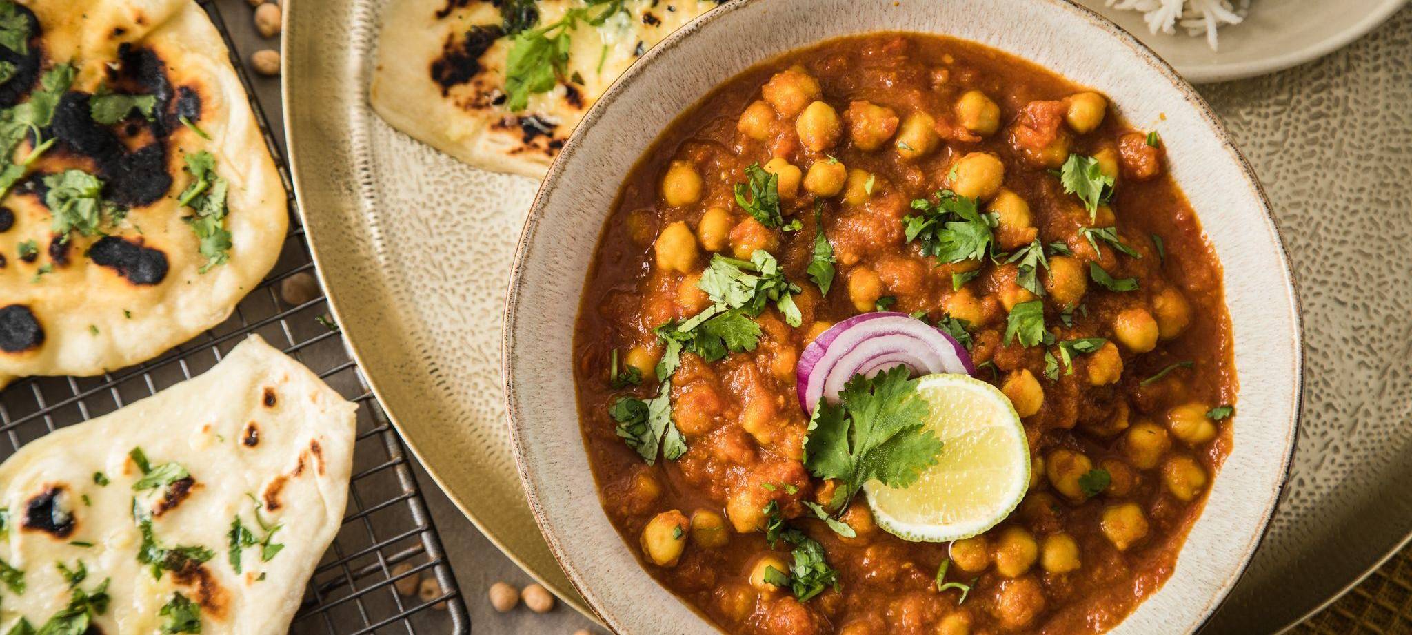 Indisches Kichererbsencurry