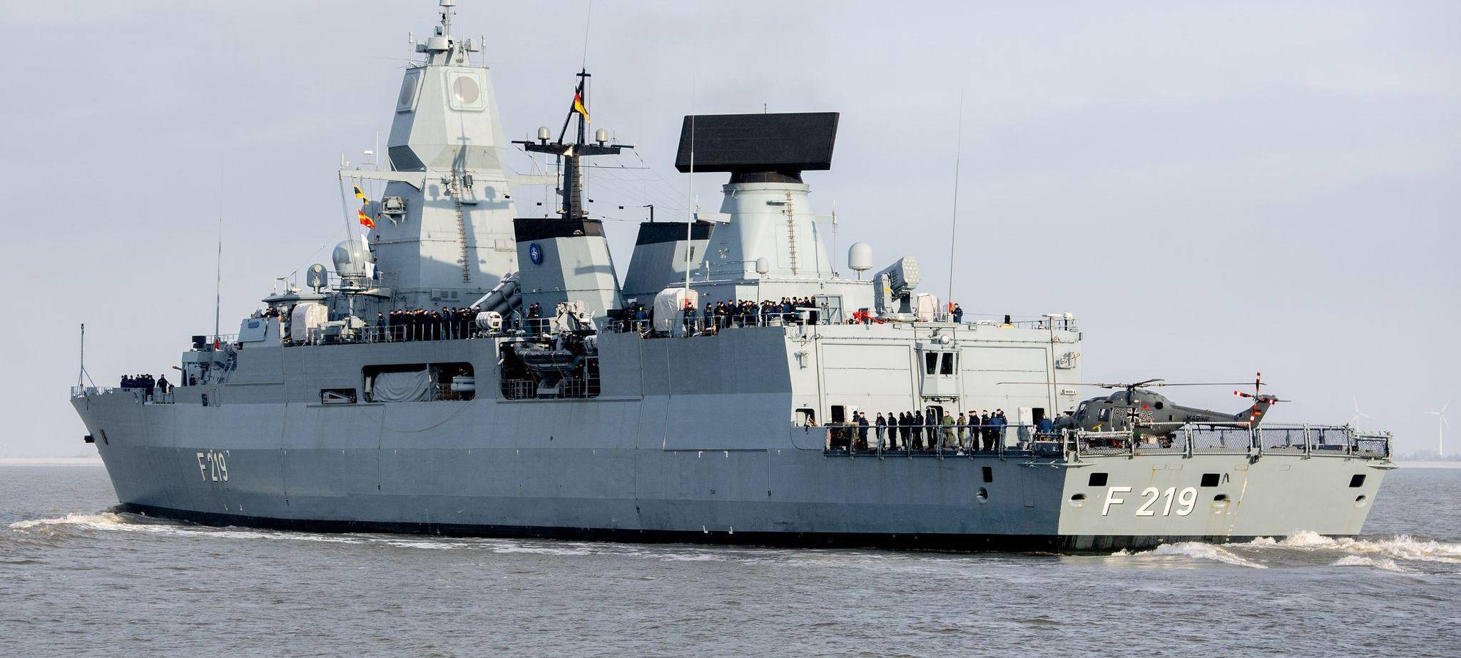Fregatte «Sachsen» läuft zu Nato-Einsatz aus