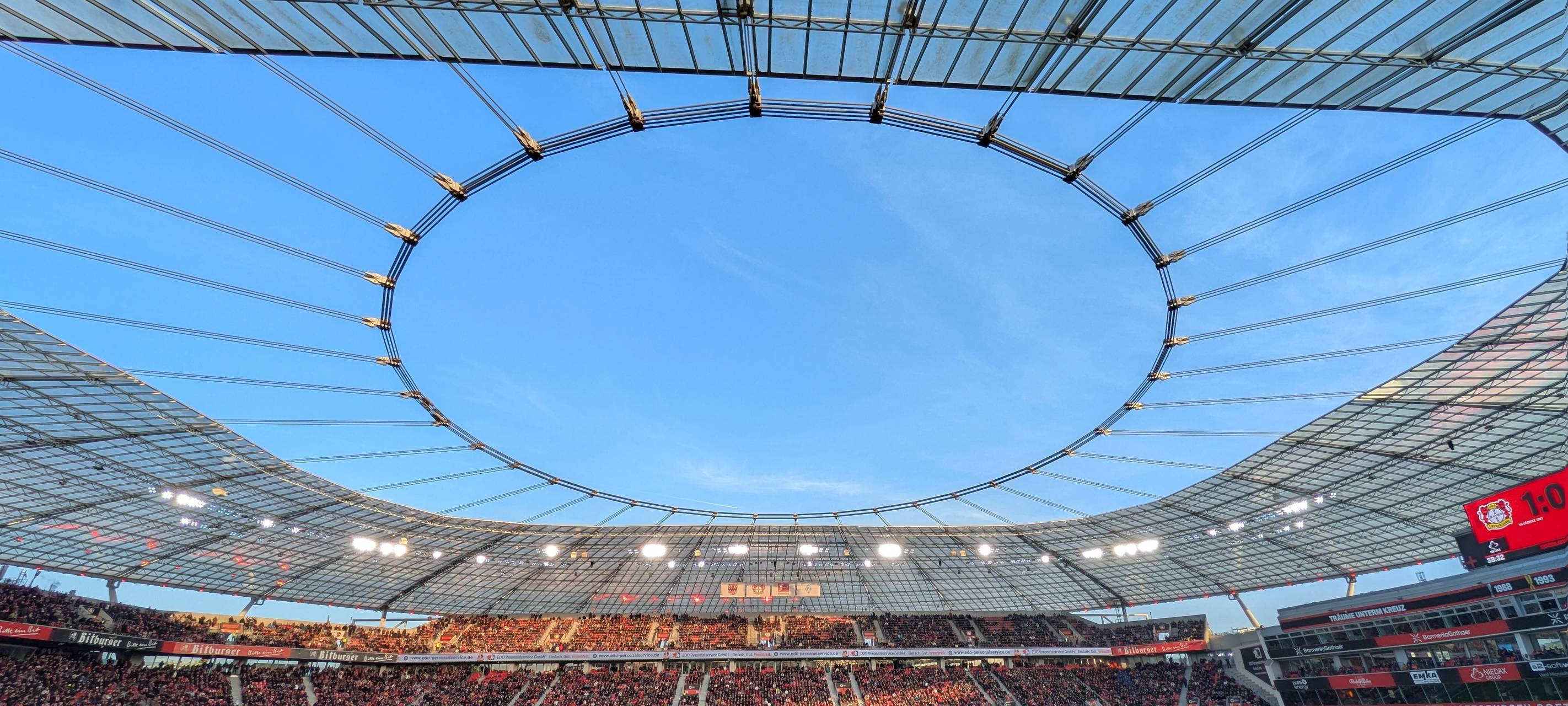 Bayer 04 Leverkusen setzt auf neue LEDs in der BayArena