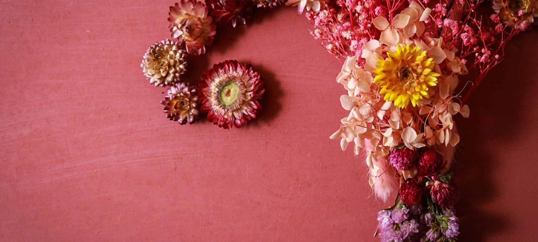 Uterus und Eierstock aus Blumen