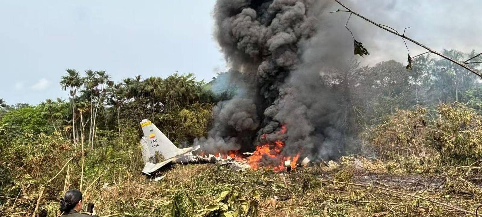 Absturz von Militärflugzeug in Kolumbien