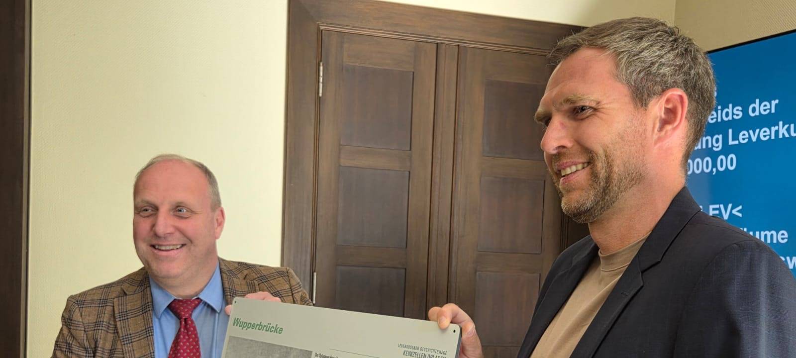 Fördergeld für Leverkusener Geschichtsverein