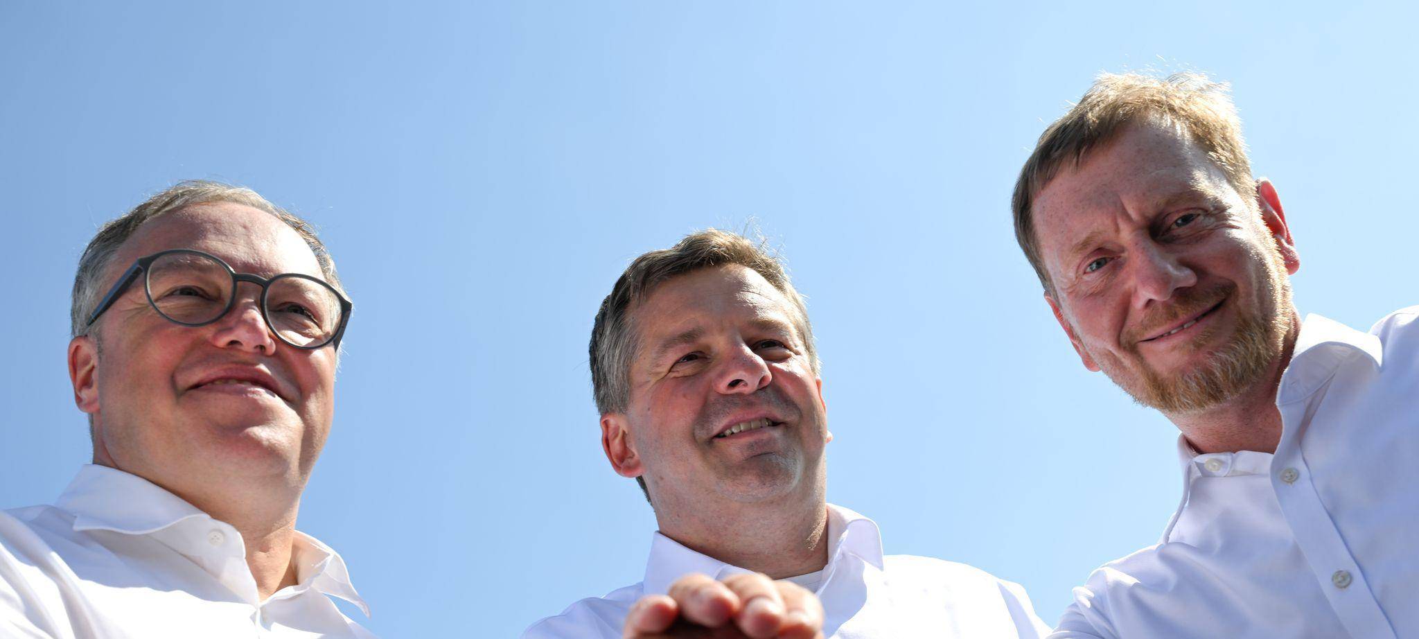 Ministerpräsidenten zum Austausch im Mitteldeutschen Revier