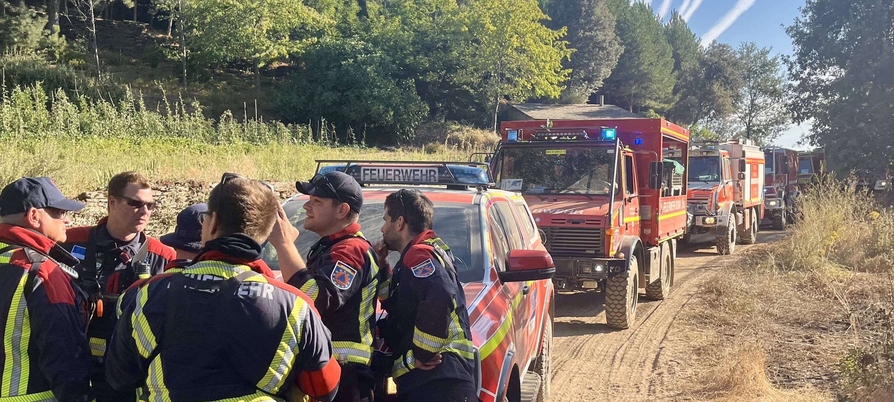 Feuerwehr Leverkusen früher aus Waldbrand-Einsatz zurück