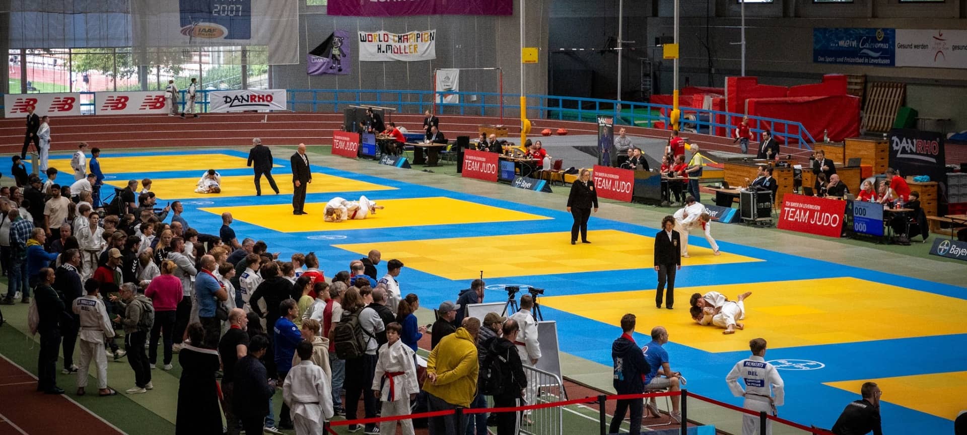 Internationale Judoka in Leverkusen bei Bayer Judo Cup