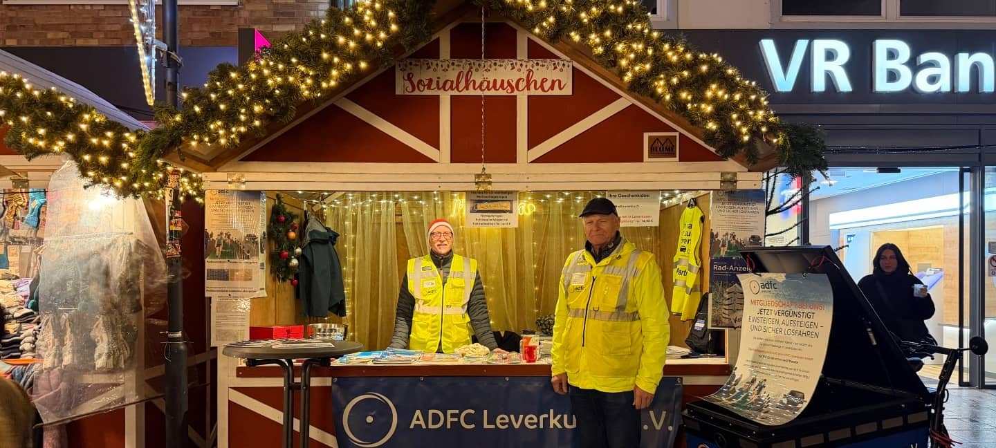 Leverkusen: Zweites Sozialhäuschen auf Christkindchenmarkt