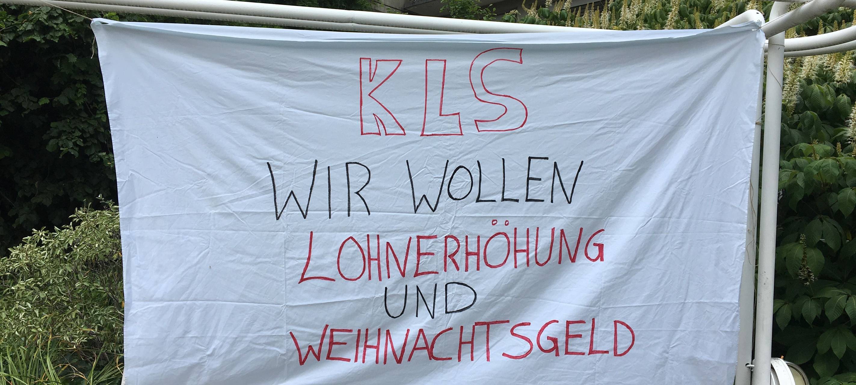 Proteste am Klinikum Leverkusen