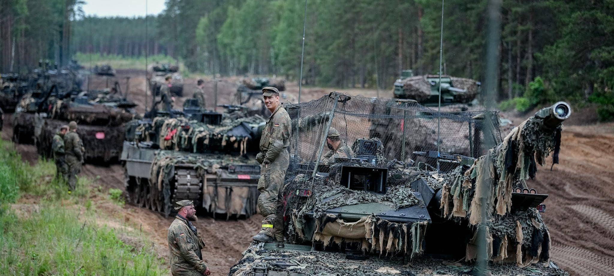 Übung der Panzerbrigade 45 Litauen
