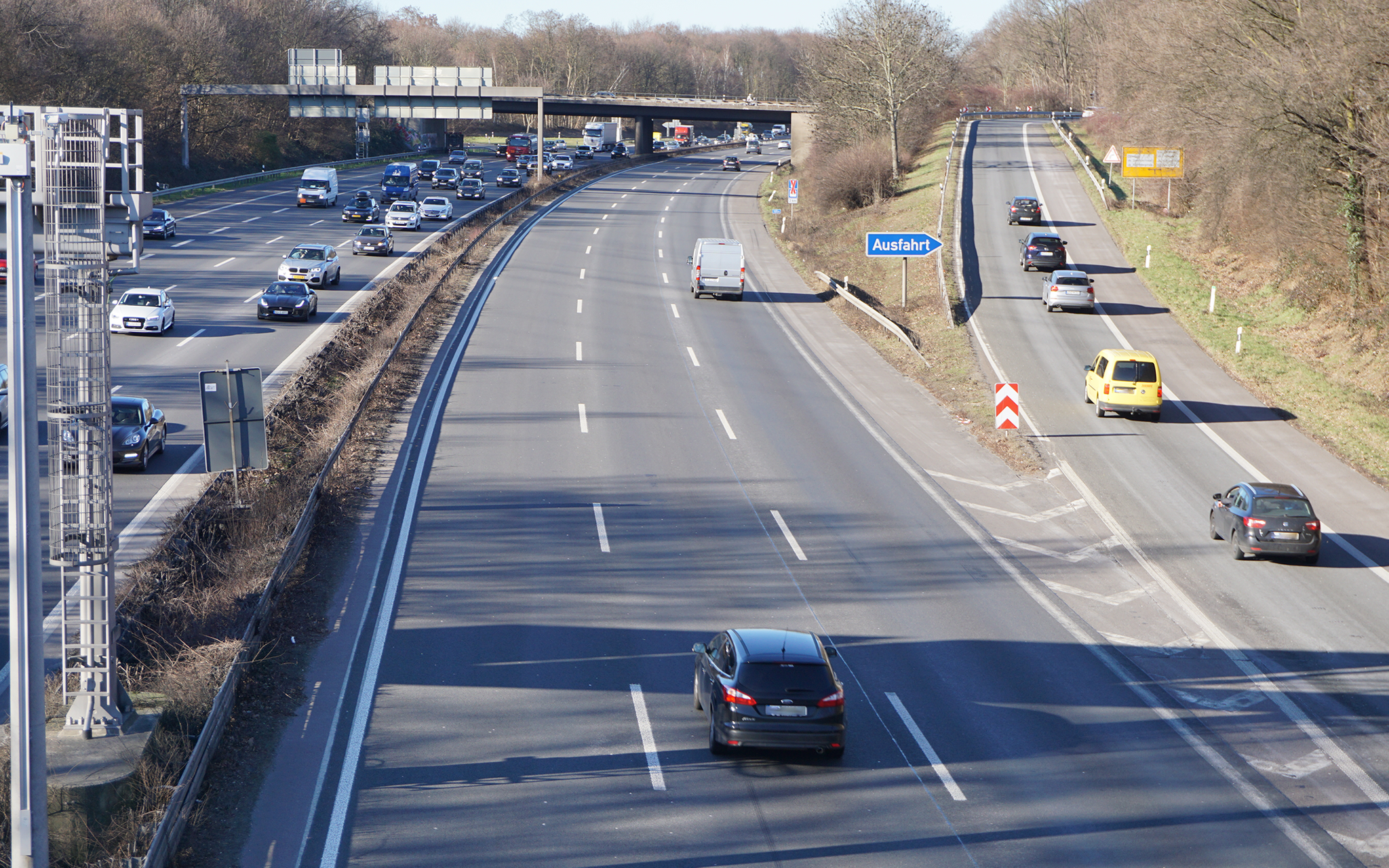 A3 bei Leverkusen: Keine Freigabe der Seitenstreifen