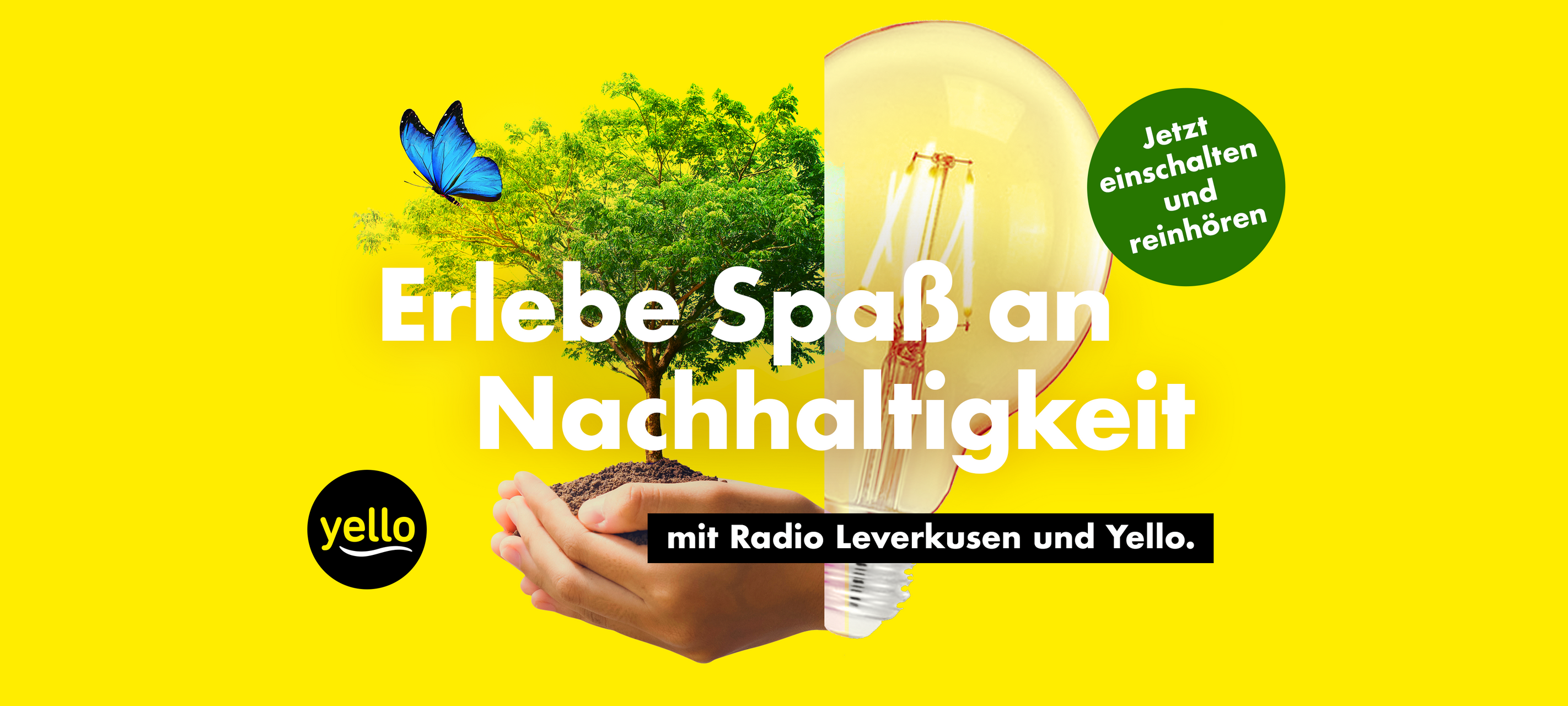 Erlebe Spaß an Nachhaltigkeit mit Radio Leverkusen und Yello