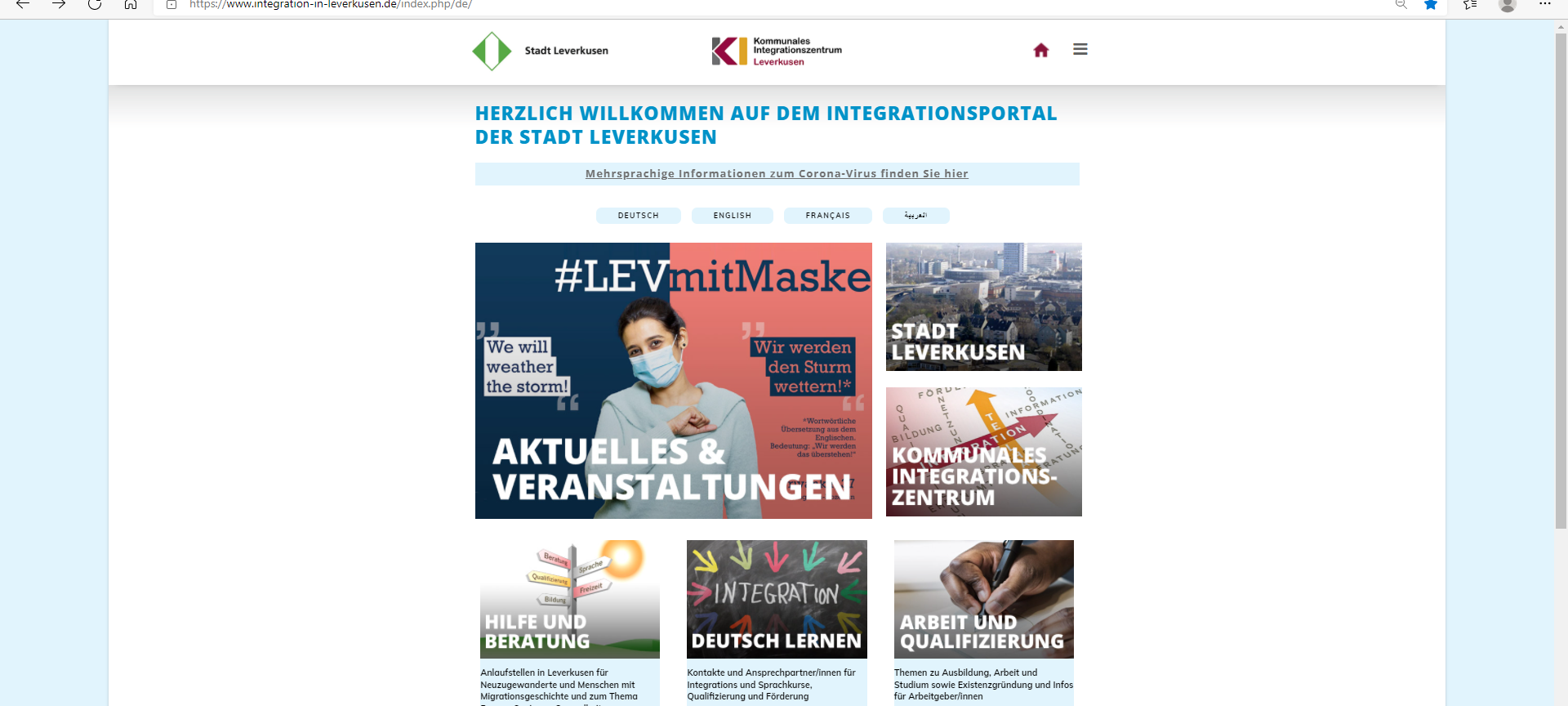 Integrationsportal erstrahlt in neuem Design