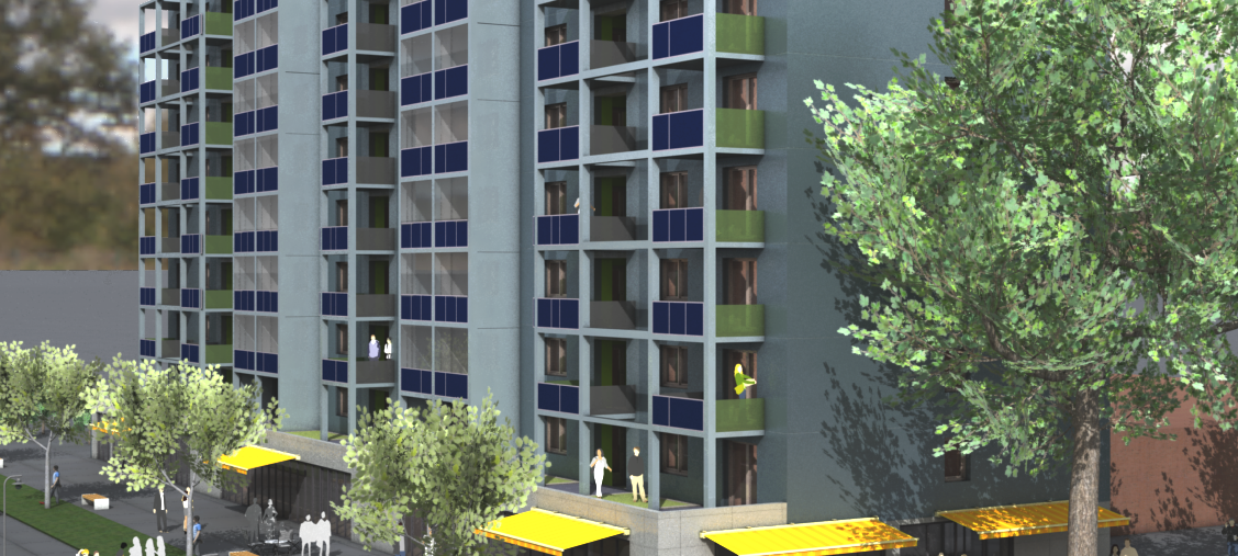 Leverkusener Hochhaus wird kernsaniert