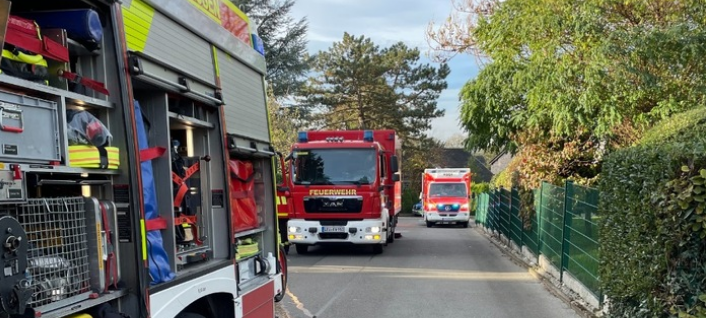 Feuerwehreinsatz in Leverkusener Waldsiedlung