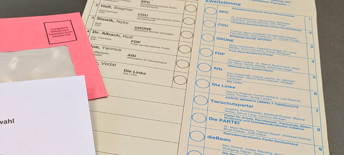 Bundestagswahl 2025 - CDU auch in Leverkusen vorne